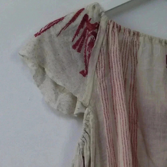 Free people NWT boho waisted pheasant top - Picture 4 of 9